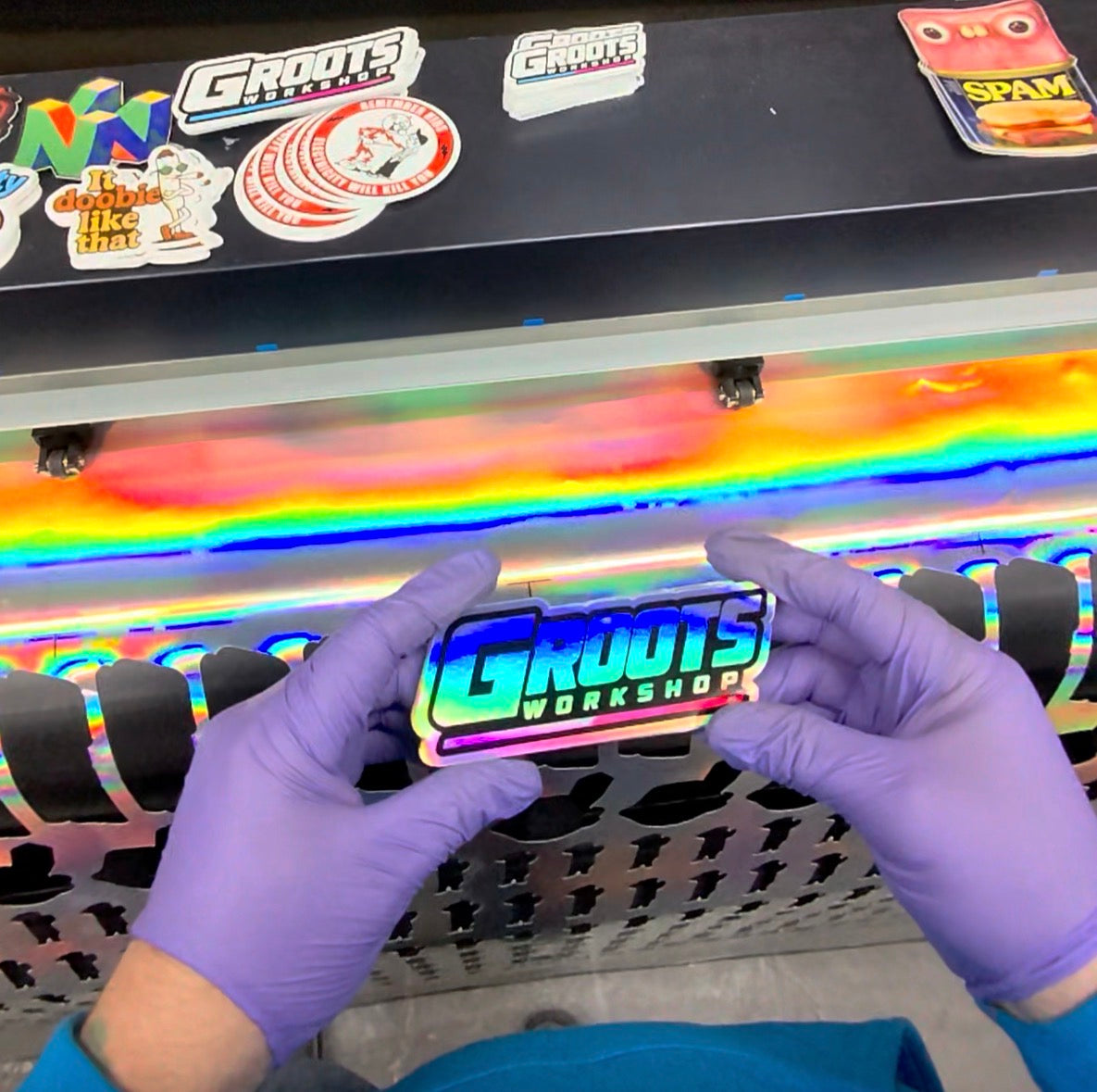 Holographic Stickers
