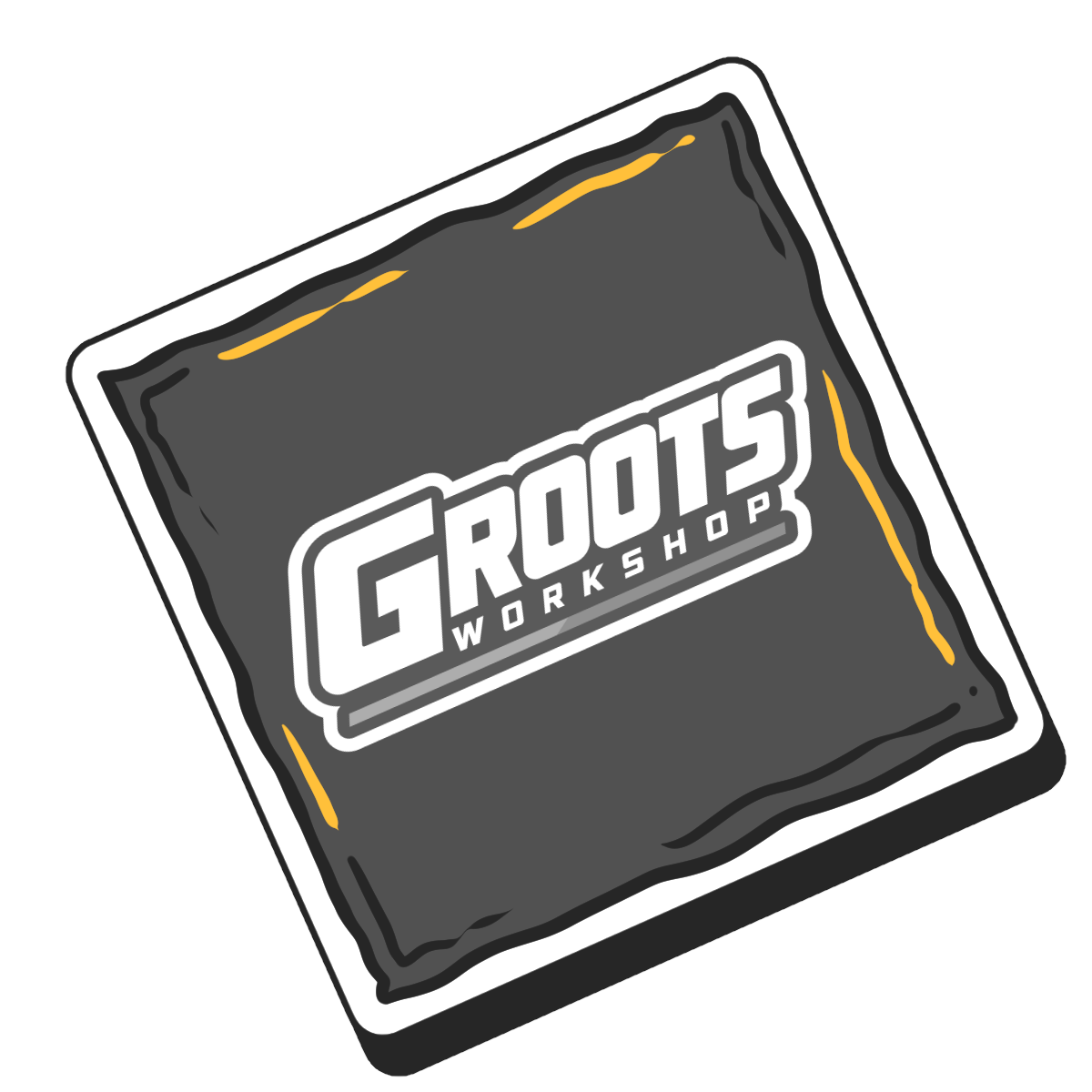 Custom laser engraved slate coasters with personalized design